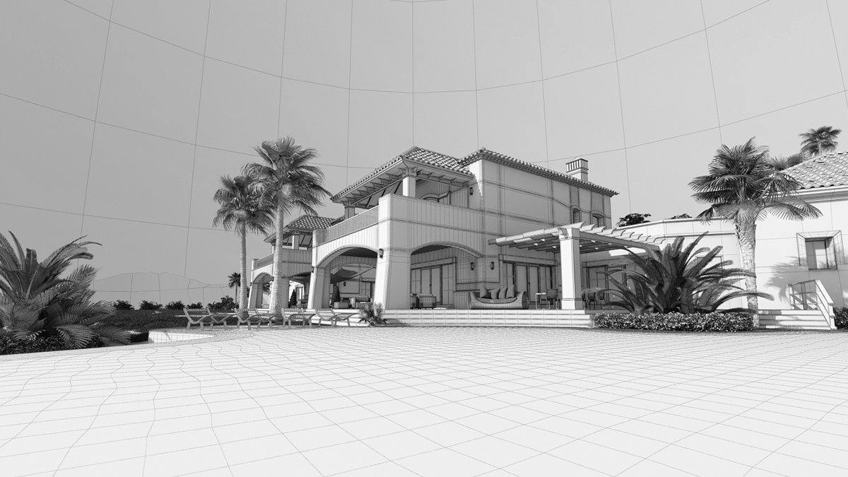 Making of summer villa from Archexteriors vol. 21-02