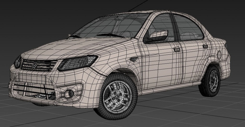 مدل سه بعدی خودروی سایپا 232 ساینا آموزش های تری دی مکس و دانلود